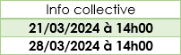 tableau informations collectives PCA FLE