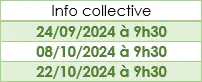 date des infos collectives PCA Pouancé