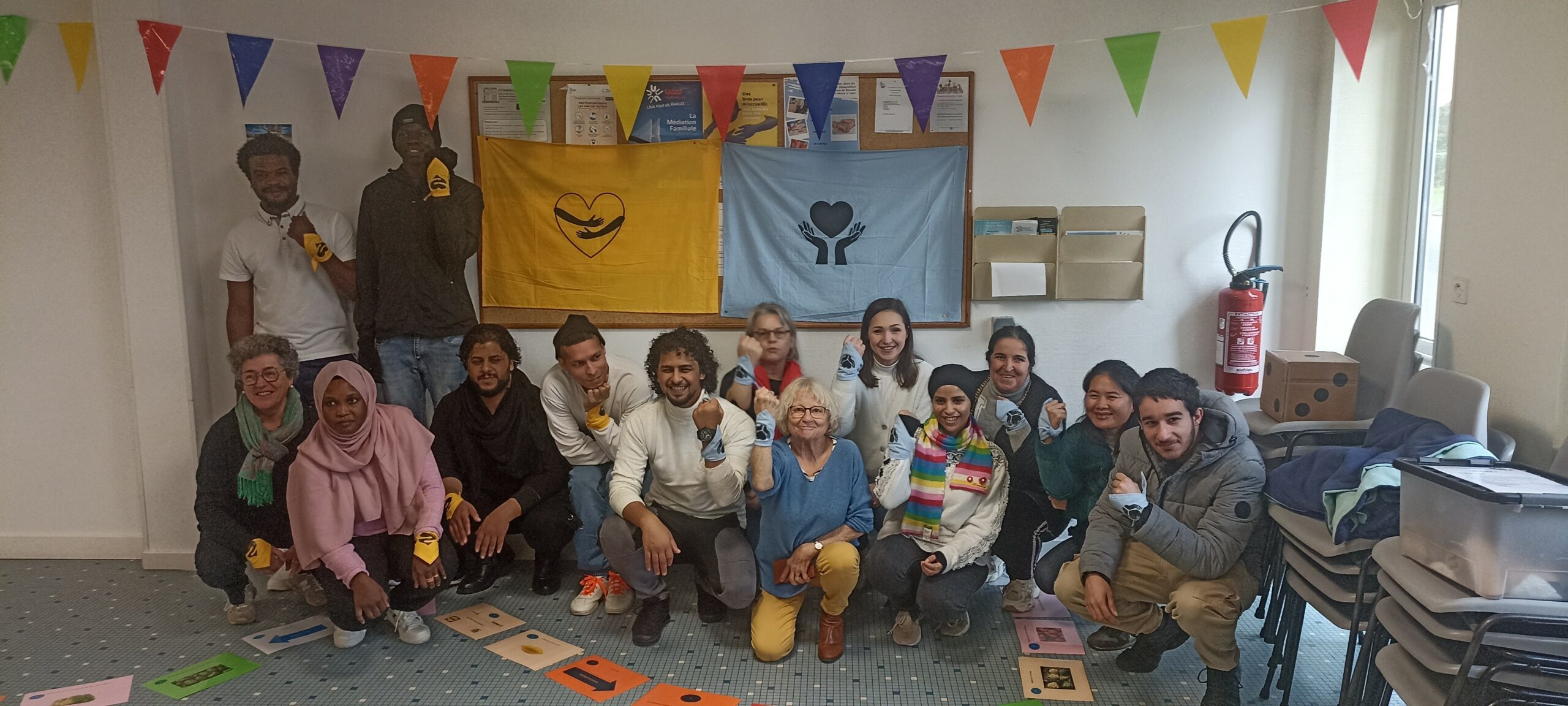 Photo de groupe des stagiaires lors de l’évènement