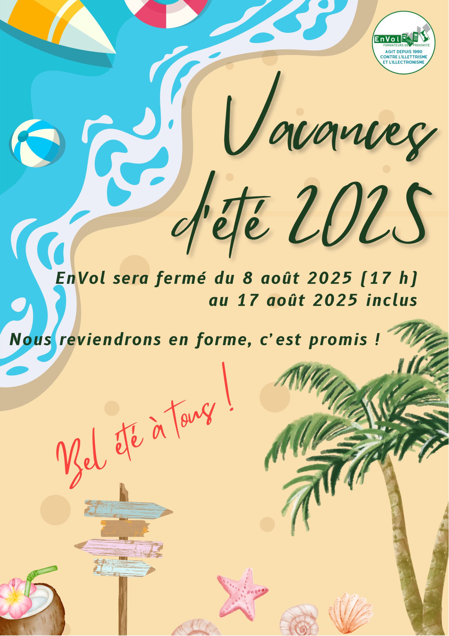 Flyer vacances 2024 EnVol