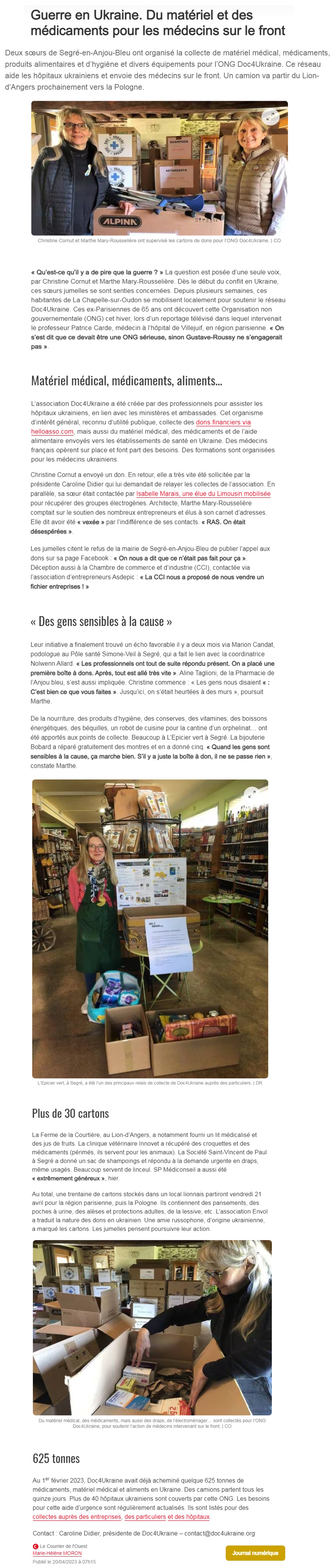 image article traduction Guerre Ukraine