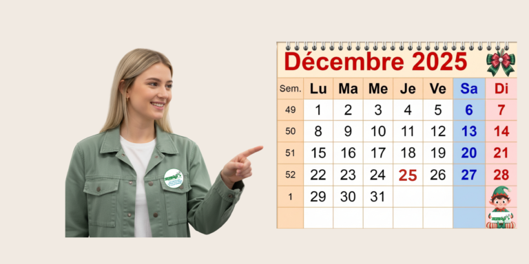illustration calendrier decembre 2025