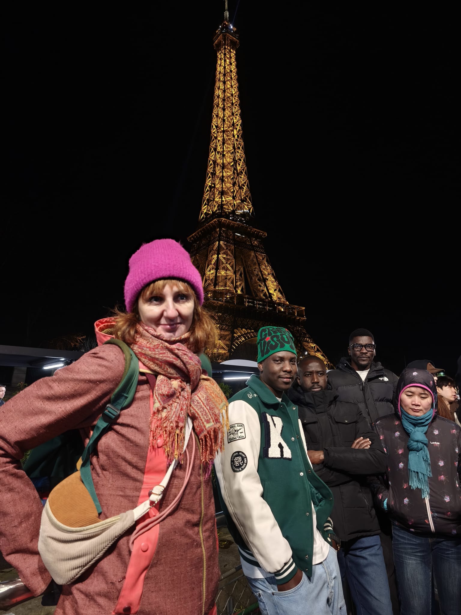 Groupe BOP 104 lors du séjour à Paris