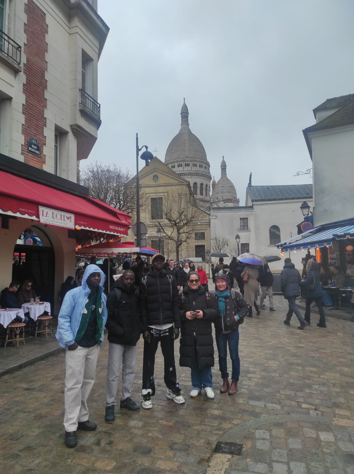 Visite du groupe BOP 104 à Paris