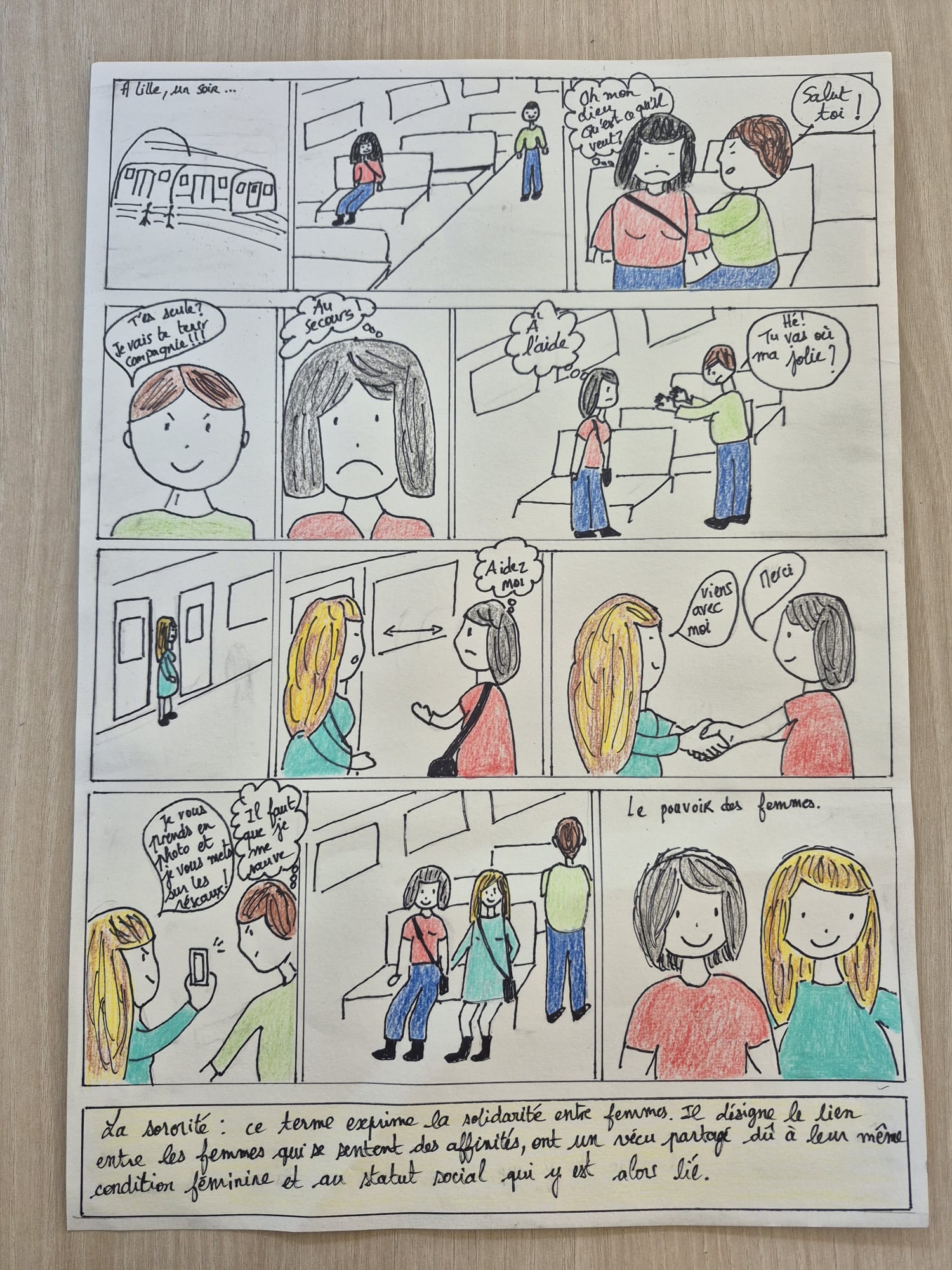 Participants à l'atelier BD