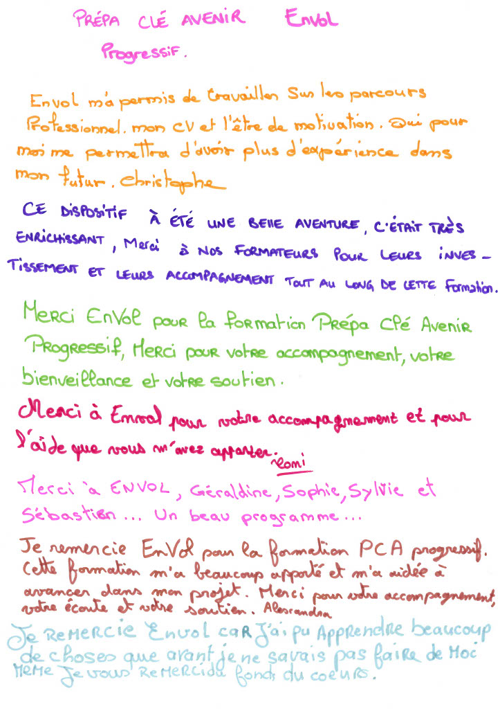 photo témoignages PCA Progressif 2026
