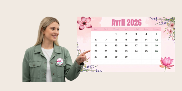 Calendrier Avril 2026