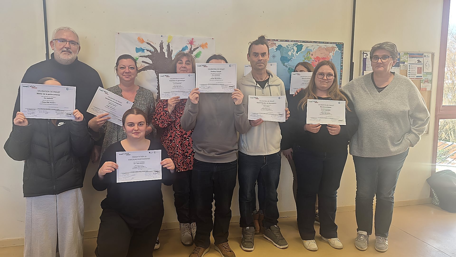 photo remise de diplômes PCA renforcé