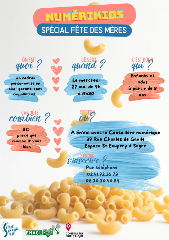 flyer numerikids fête des mères 2026