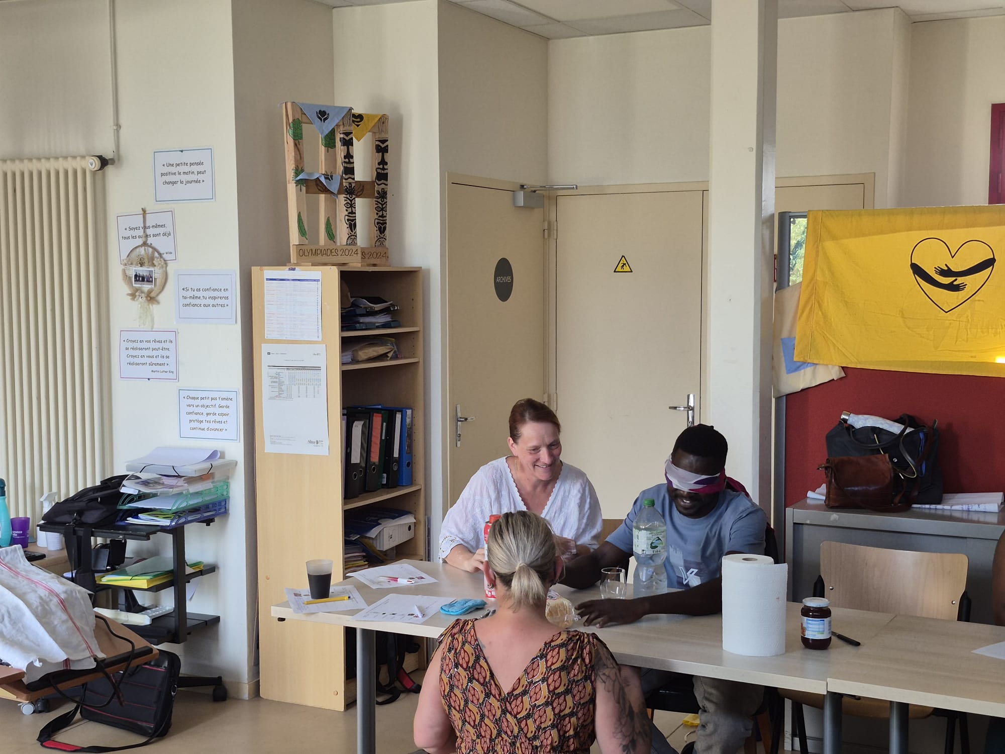 Atelier de sensibilisation aux handicaps avec le groupe PCA Renforcé