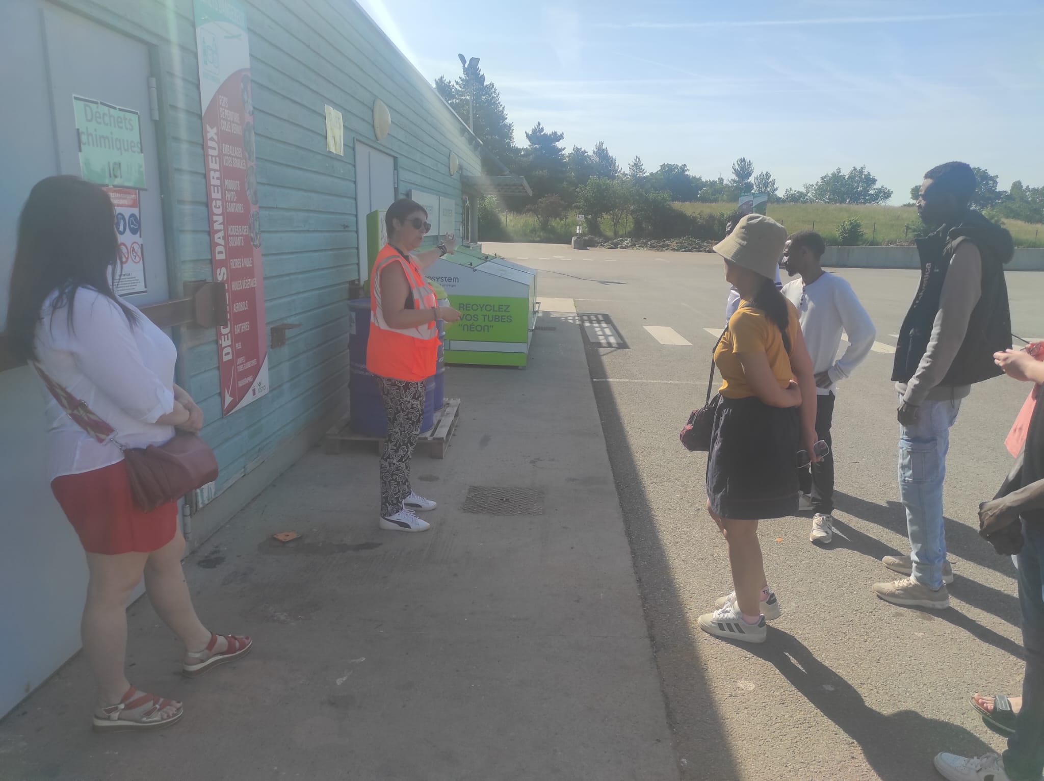 Visite pédagogique de la déchèterie