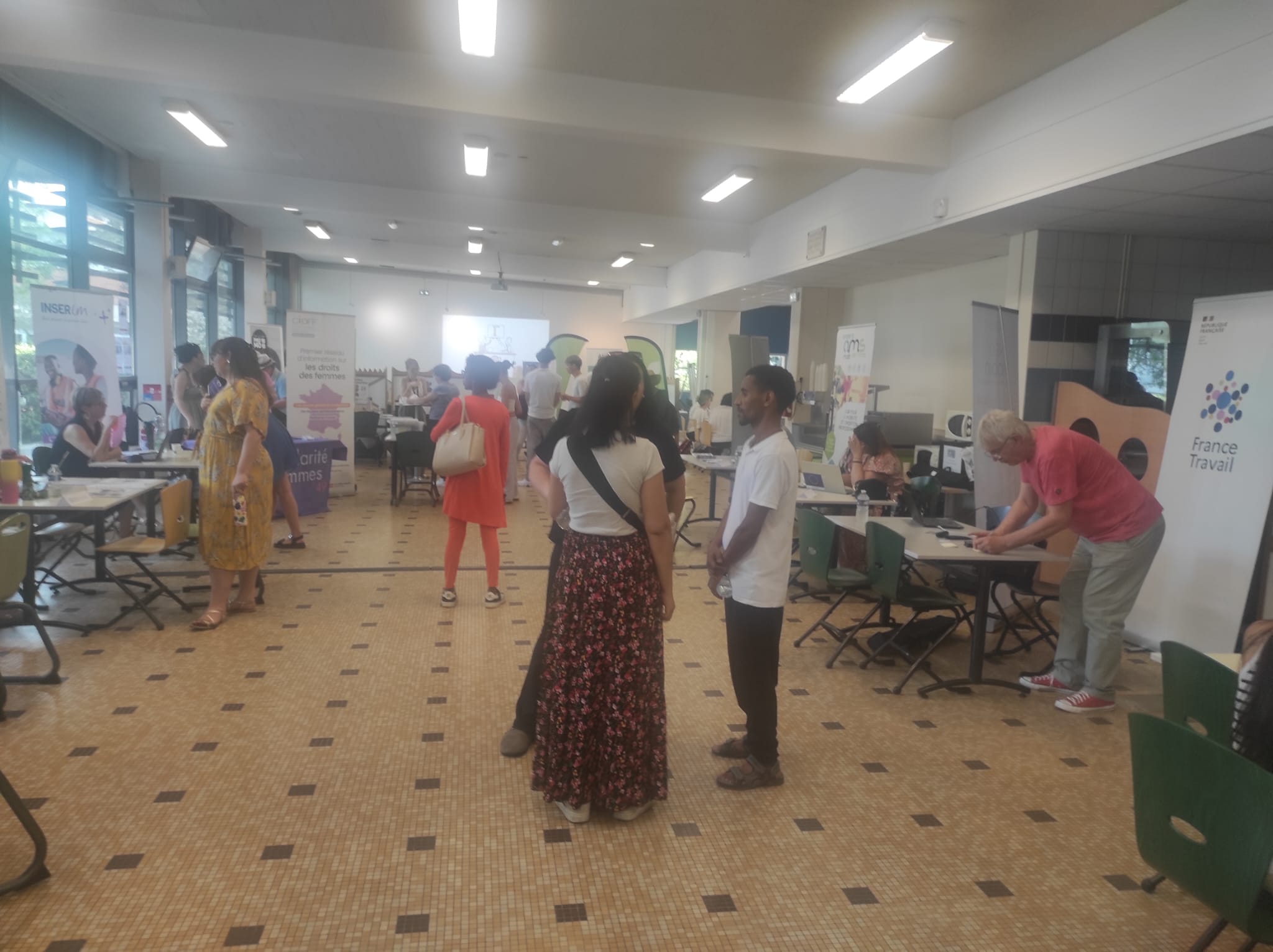 Groupe PCA FLE à la journée portes ouvertes de l'AFPA Angers