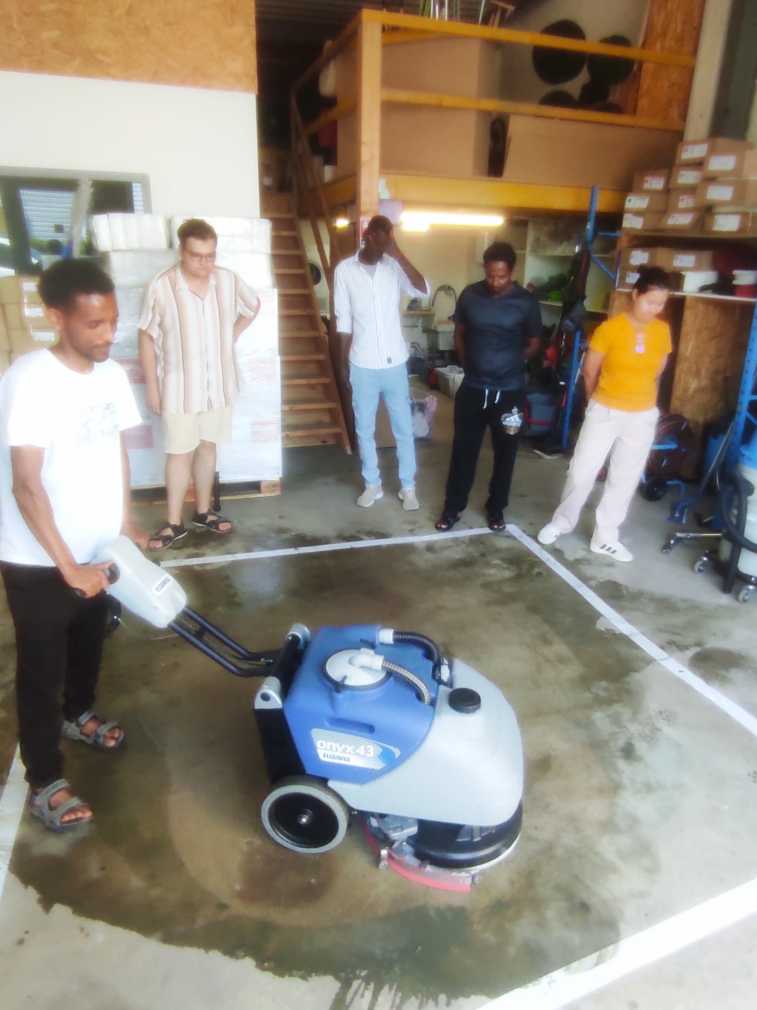 Visite d'ABN par le groupe Prépa Clés Avenir FLE