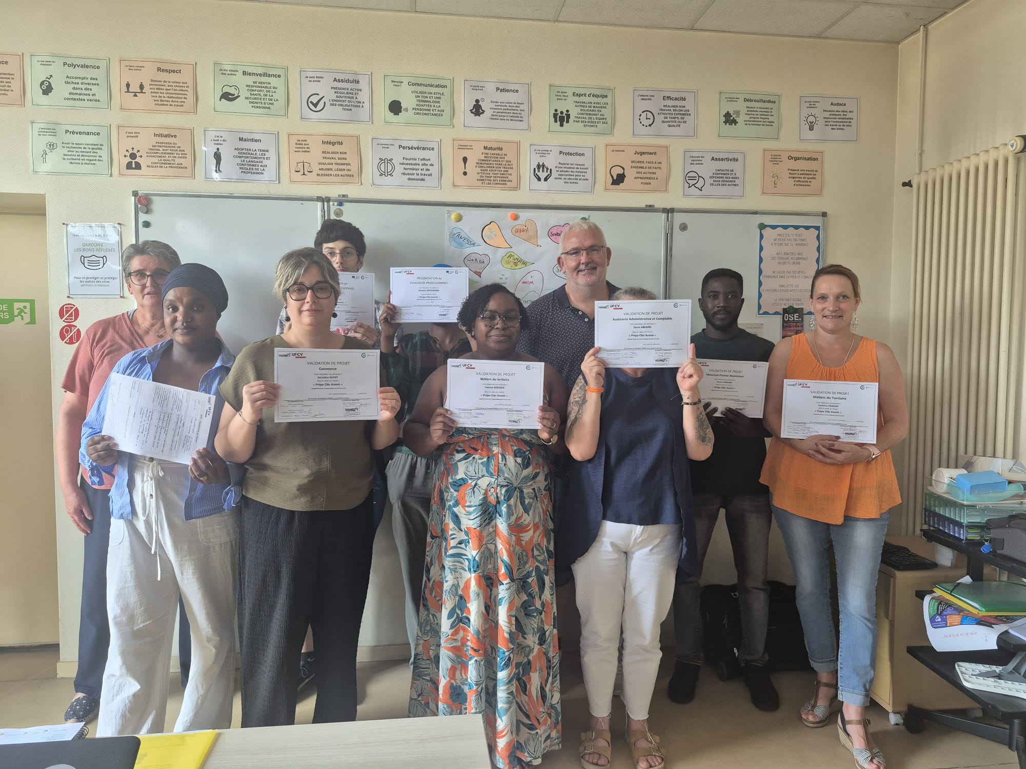 Fin de formation PCA Renforcé à Segré