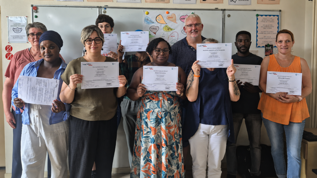 photo remise de diplômes PCA renforcé segré 2026