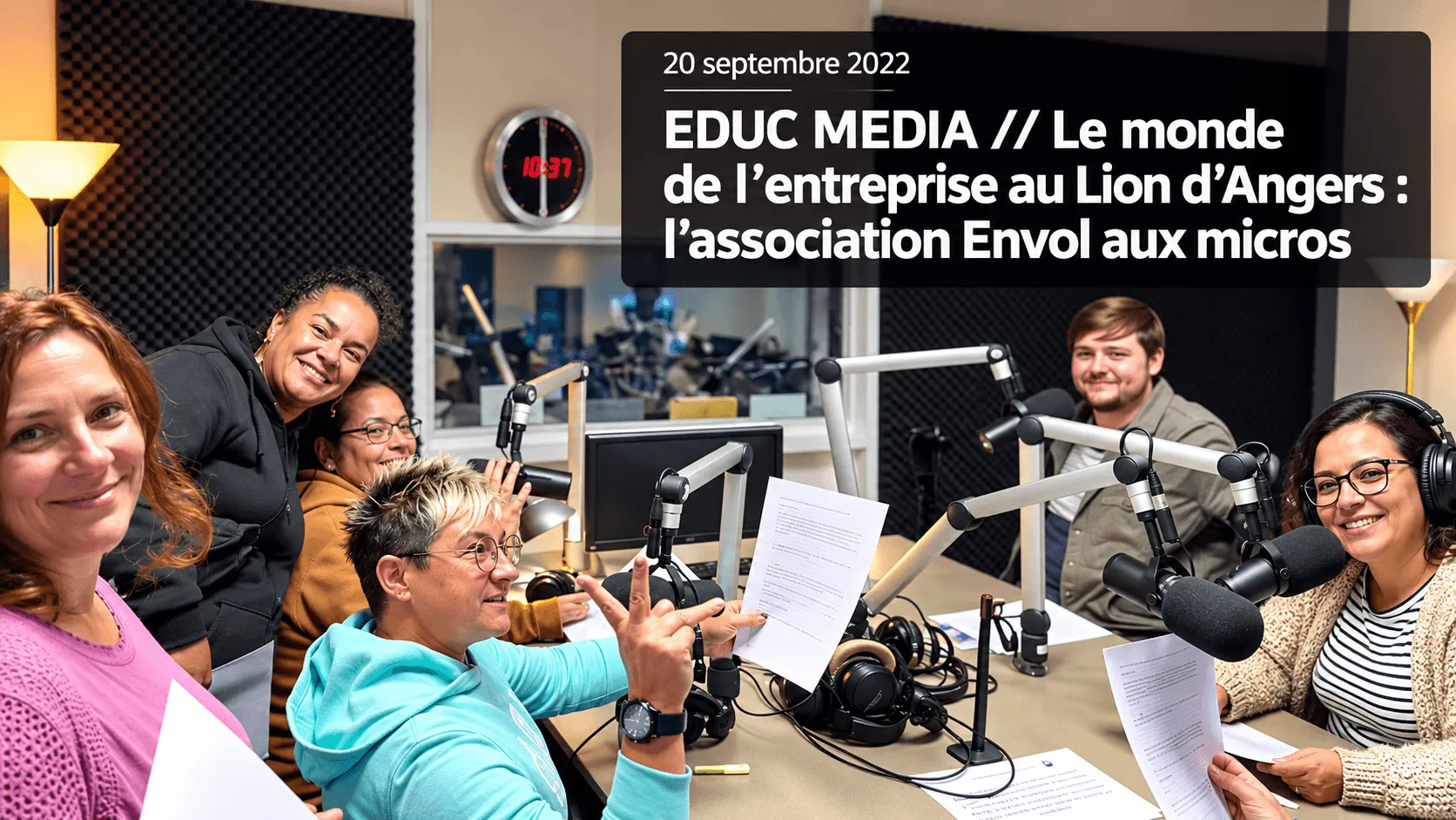 EnVol aux micros de Radio Campus Angers