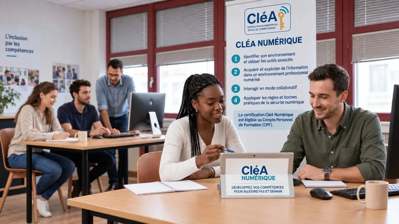 photo d'illustration de la formation cléA Numérique
