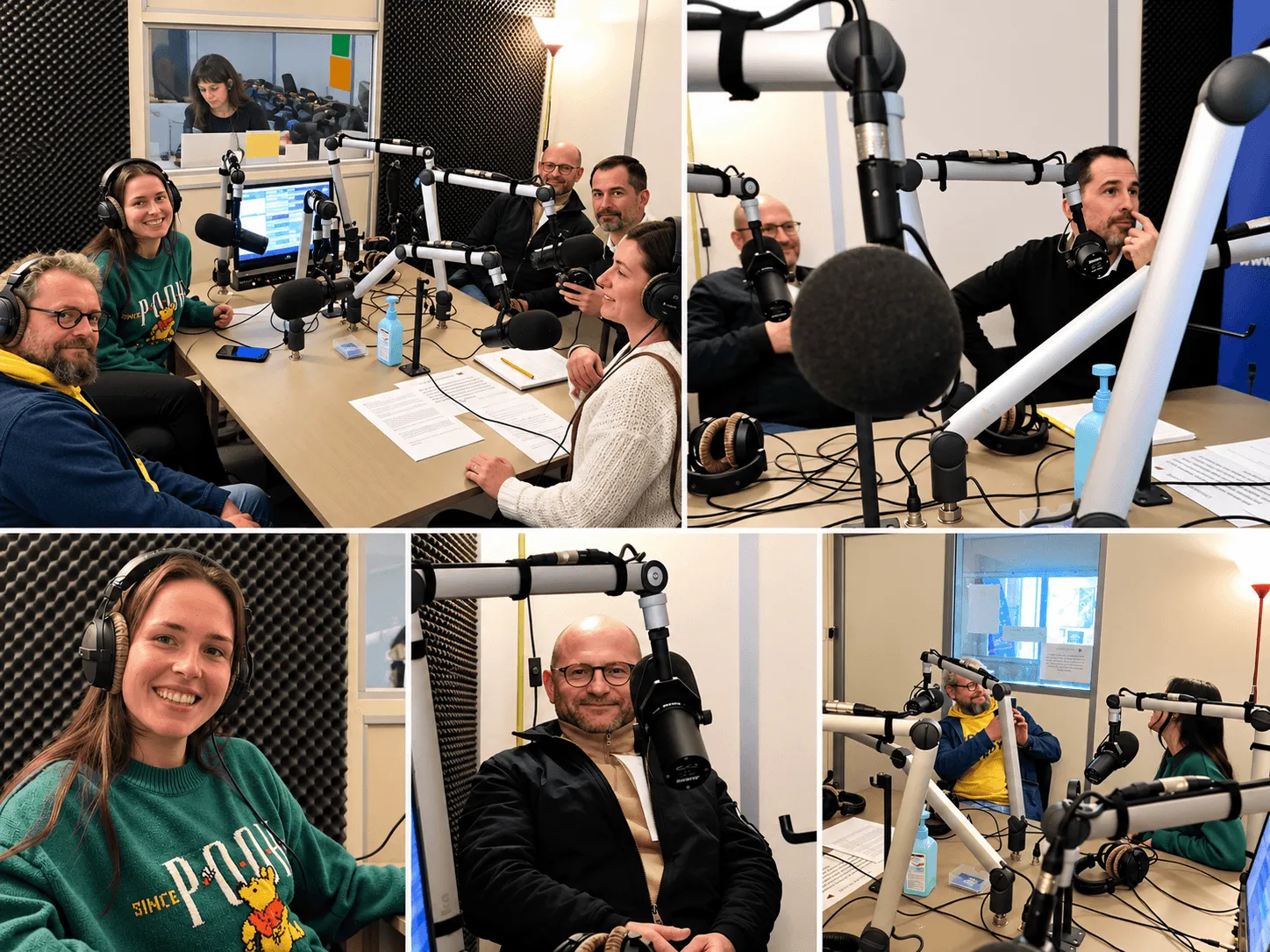 Groupe Prépa Rebond du Lion d’Angers lors de l’émission Radio Campus Angers