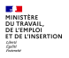 logo du ministère du travail et de l'insertion